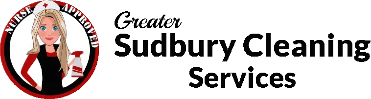 Greater Sudbury Cleaning Services logo with Nurse Approved badge